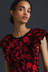 Ruffled Mini Sweater Dress